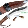 10.5″-Blade-Trinity-Service-Best-Working-Khukuri-Brown-Sheath-Military-KnivesHandmade-In-Nepal