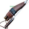 10.5″-Blade-Trinity-Service-Best-Working-Khukuri-Brown-Sheath-Military-KnivesHandmade-In-Nepal