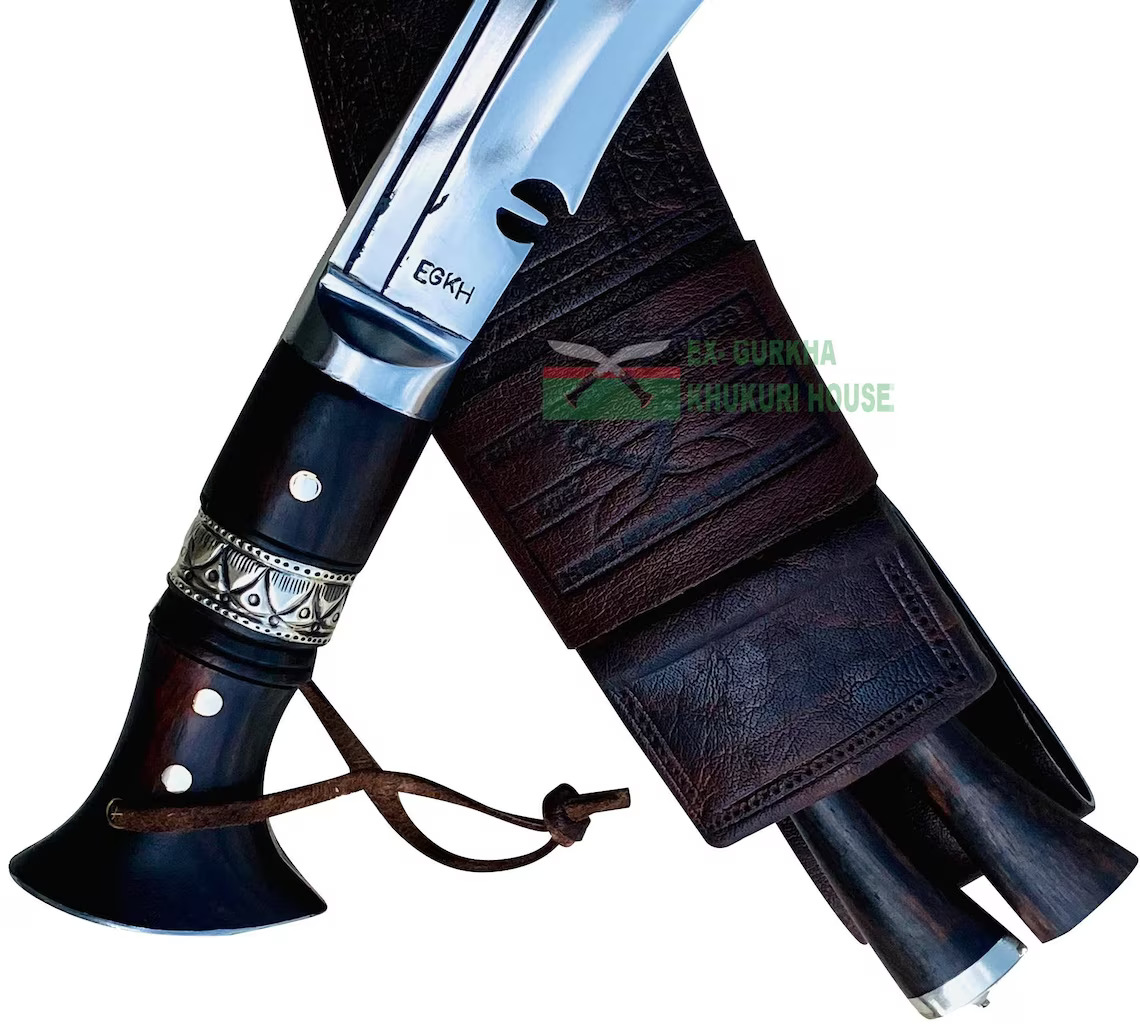 12 inch Tin Chirra (3 Fuller) The Beast Khukuri | Full Tang Wooden Handle Kukri