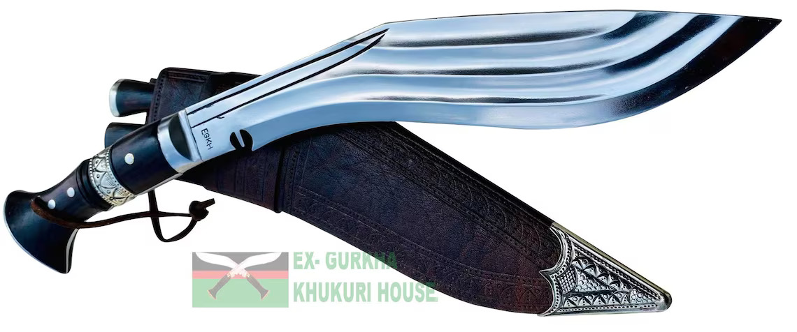 12 inch Tin Chirra (3 Fuller) The Beast Khukuri | Full Tang Wooden Handle Kukri