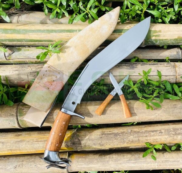 16-Inch-Ram-Dao-Khukuri-Elephant-Head-Handle-Heavy-Bush-Craft-Khukuri-Histrical-Khukuri-Best-Survival-Knife-Hand-Forged-Ready-to-Use