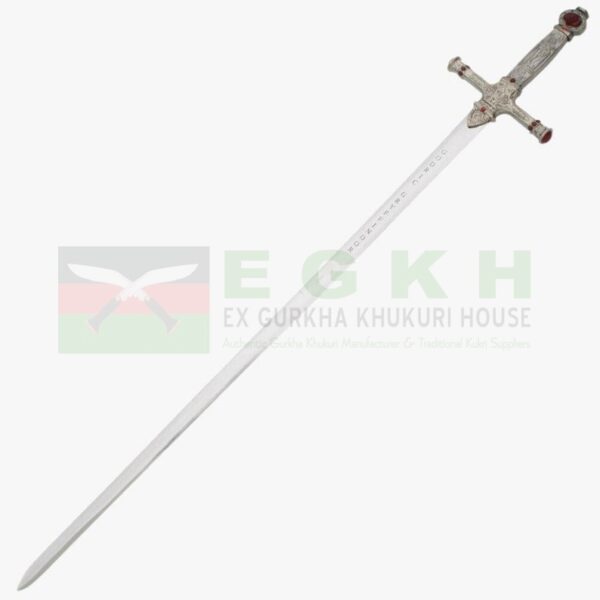 33-Inch-Blade-Custom-Hand-Forged-Carbon-Steel-Viking-Lorter-Sword-Metal-With-Beautiful-Handle-Handmade-Hunting-Sword-Buy-it-now