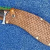 12-Inch-Drakos-Leather-Sheath-Hand-Tooled-Dragon-Scale-Engraving-Custom-KhukuriKnife-Steel-Guard-Pommel