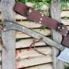 10-Inch-Viking-Axe-Viking-Hatchet-Battle-Axe-Bush-Craft-Cleaver-Knives-Hand-Forge-Axe-Real-Working-Knife-Birthday-Gift-for-HIM-Silver-Brown