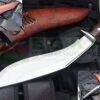 11-Inch-Military-Afghan-Brown-sheath-Gripper-blocker-Handle-Kukri-Most-genuine-and-popular-khukuriHand-made-By-EGKH-NEPAL