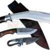 11-inch-Blade-Afghan-Issue-Brown-Sheath-Double-Edge-Multi-Tools-Kukri-or-Khukuri-by-Ex-Army-Khukuri-House-in-Nepal