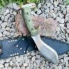 12-Inch-Modern-Kukri-Scourge-Khukuri-Tactical-Knife-Survival-Knife-Oil-tempered-Full-tang-5160-Leaf-spring-Hemp-Micarta-Handle