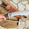 13-inch-Kopis-D-Guard-Handle-Kukuri-Nepalese-Version-Khopis-Knife-Big-Spine-Heavy-Duty-Knife-Hand-Froged-Blade-EGKH-Brand-Khukuri