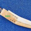 14-inch-Blade-5-Chirra-5-fuller-Khukuri-Dark-Rosewood-Full-tang-handle-white-colored-natural-leather-sheath