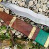 15-Inch-Custom-Handmade-Kukri-Replica-Sword-Full-tang-Leaf-spring-Tempered-Sharpen-Semi-Polished-Ready