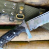 15-Inch-Tactical-Kukri-Knife-Hand-forged-by-Black-Smith-forged-by-hammer-in-Nepal-Silver-Black-Brown-Gold