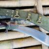 15-Inch-Tactical-Kukri-Knife-Hand-forged-by-Black-Smith-forged-by-hammer-in-Nepal-Silver-Black-Brown-Gold