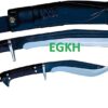 21-inch-Traditional-Sirupate-2-Chira-2-Fuller-Rust-Free-EUK-Extra-Utility-Kukri-Shot-Knife-Handmade-Siru-sword-Khukuri-Silver-Black-Brown-By-EGKH-Nepal