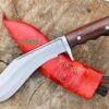 8-inch-Blade-Authentic-Mini-Afghan-Issue-Brown-Sheath-Gripper-Blocker-Handle-Hand-Forged-Blade-Khukri-Kukri