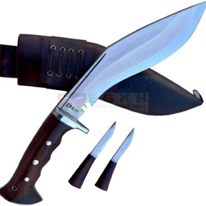 8-INCH-British-Gurkha-Iraqi-Gripper-and-Blocker-Handle-Kukri-Khukuri-Camping-and-Hunting-Knife