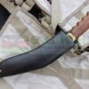 11-Inch-World-War-II-Gripper-Wooden-Handle-Khukuri-Very-Famous-Kukri-of-the-Military-Re-production-of-World-War-II-era-Kukri-Customized-finger-gripper-on-the-handle-Ready-To-Use