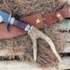 14.5-Inch-Custom-Made-Hand-Forged-Knife-Hunting-Knife-Brush-Craft-Made-By-Ex-Army-Khukuri-House-Nepal