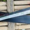 21-inch-Blade-Hand-Made-sword-Hand-Crafted-Hunting-Knife-Highly-graded-Carbon-Steel-5160-Tempered-Blade-Sharpen-Cleaver-type-Working-Shot-Knife