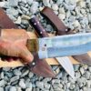 8-inch-Bushcraft-knife-outdoor-tools-Tactical-knife-Hand-forged-Full-Tang-Knife-Hunting-knives-Carbon-Steel-Kukri-Camping-KnifeSilver-Brown