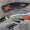 10.5-inch-Ganjawal-Traditional-Khukuri-Very-attractive-khukuri-Himalayan-Kukri-Nepal-Dragon-Engraved-Khukuri-Historical-Khukuri-Brown-Black-Silver