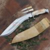 12-inch-Blade-and-Overall-18-Inch-Long-American-Eagle-Full-Angkhola-Traditional-Real-Handmade-Khukuri-Handle-and-Leather-Scabbard