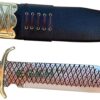 12-inch-High-Carbon-Steel-Blade-Full-Tang-Custom-Survival-Knife-Brass-Guard-Handle-for-Outdoor-Survival-Camping-Fixed-Blade-Hunter-Knife-Silver-Gold-Black-Brown