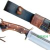 15-inch-blade-Conqueror-Knife-With-Leather-Sheath-5160-Carbon-Steel-Blade-Gripper-Rose-Wood-Handle-with-Guard-Hand-made-in-Nepal-Brown-Black-Silver