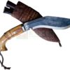 8-Inch-Custom-Hancy-Angkhola-Rust-Free-Kukri-with-Brown-Leather-Sheath-Handmade-by-Ex-Army-Khukuri-House-in-Nepa