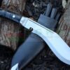 8-inch-Full-Tang-Service-No.-1-Remade-Kukri-Nepali-Army-Issue-Khukuri-Knife-Hand-Forged-Oil-Tempered-Blade-Ready-for-Work-Silver-Black