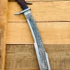 20-inch Modern Handmade Spartan Sword | Hand-forged-in-Nepal-5160-leaf-spring-Balance-oil-tempered-Sharpen-function-Ready-to-Use-