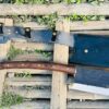 12-Inch-Hand-Forged-Carbon-Steel-Viking-Axe-Wood-Chopper-Axe-with-Leather-Best-Handmade-Anniversary-Gift-Gift-For-Him-Gift-for-Dad