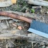 12-Inch-Hand-Forged-Carbon-Steel-Viking-Axe-Wood-Chopper-Axe-with-Leather-Best-Handmade-Anniversary-Gift-Gift-For-Him-Gift-for-Dad